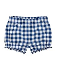 Sperry Baby Girls' Ruffle-Straps Tank Top & Shorts with Hairclip, 2-Piece Set