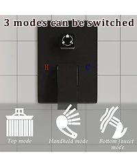 Lalahoo Rainfall Shower System With Handheld Spray And Tub Spray