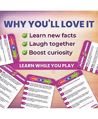 Quokka Science Higher or Lower Board Game for Kids - Family Card Game for Kids and Adults - Challenge Game for Family Night