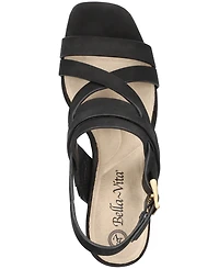 Bella Vita Women's Desoto Square Toe Sandals