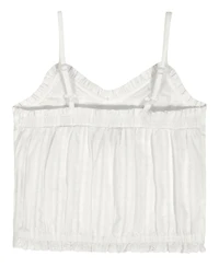Tommy Hilfiger Girls' 7-16 Ruffle Trim Lace Cami Top