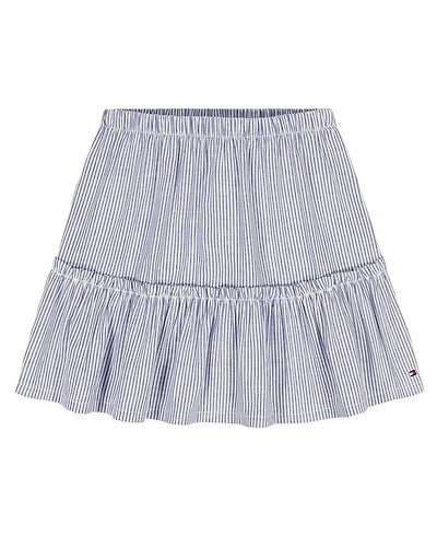 Tommy Hilfiger Girls' 7-16 Ithica Stripe Tiered Skirt