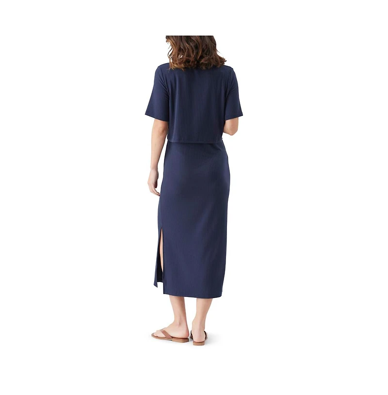 Ripe Maternity Ivy Rib Nursing Dress