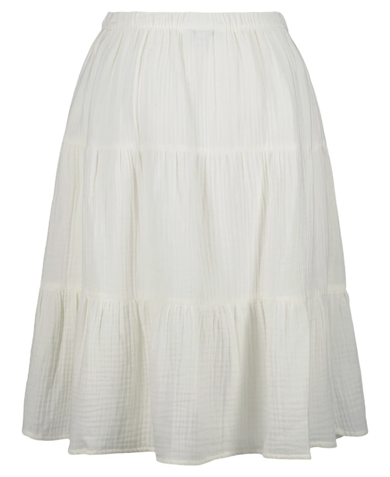 Calvin Klein Girls' 7-16 Crinkle Knit Tiered Skirt