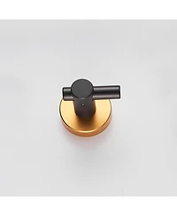 Rainsken 2-Pack Round Base Wall Hanging Hook, Stainless Steel Clothes Hook for Bathroom, Kitchen and Bedroom