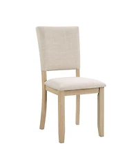 Streamdale Furniture 47.3" Round Dining Set with 4 Upholstered Chairs -