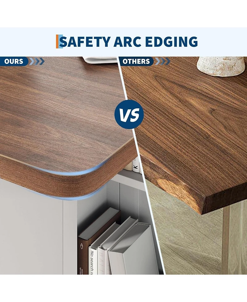 gaomon Space Saving Folding Dining Table with Storage