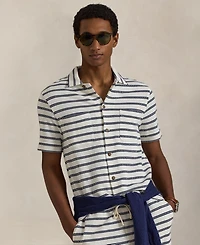 Polo Ralph Lauren Men's Striped Camp Collar Shirt