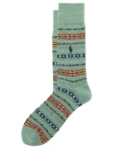 Polo Ralph Lauren Men's Hyde Park Fair Isle Detail Socks
