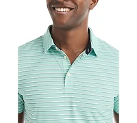 Nautica Men's Short-Sleeve Stripe Print Golf Polo Shirt