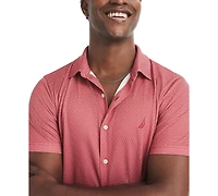 Nautica Men's Short-Sleeve Camp-Collar Shirt