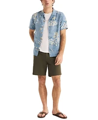 Nautica Men's Short-Sleeve Camp-Collar Shirt