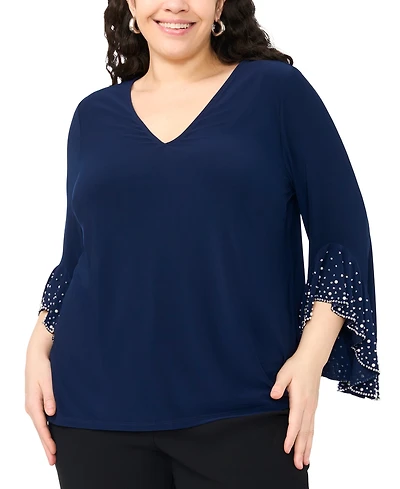 Msk Plus V-Neck Top
