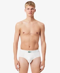 Lacoste Men's Regular-Fit Briefs, 3-Pack