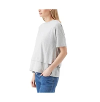Ripe Maternity Claud Nursing Tee Marle