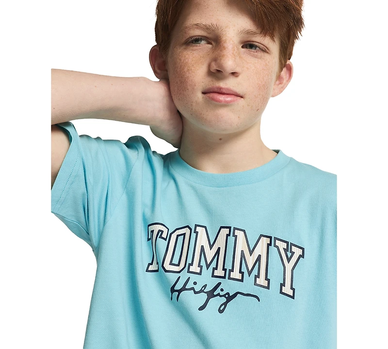 Tommy Hilfiger Boys' Twill Short-Sleeve T-Shirt