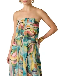 Adrianna Women's Printed Chiffon Long Dress