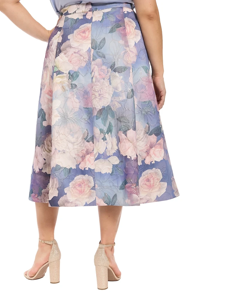 Muse Plus Pleated Organza Skirt