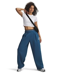 Under Armour Women's Rival Fleece Script Pants