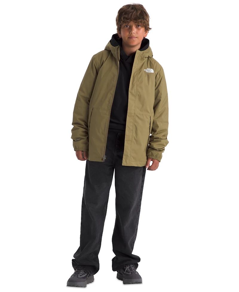 The North Face Boys' 6-20 Warm Antora Hooded Rain Jacket