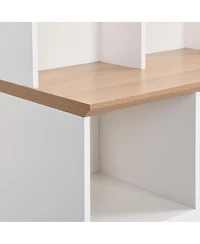 Streamdale Furniture Wide Hall Tree with Storage Bench, Shoe Cabinet & Coat Rack