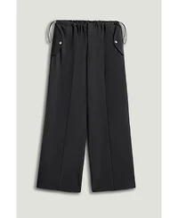Nocturne Women's Relaxed Drawstring Wide-Leg Pants