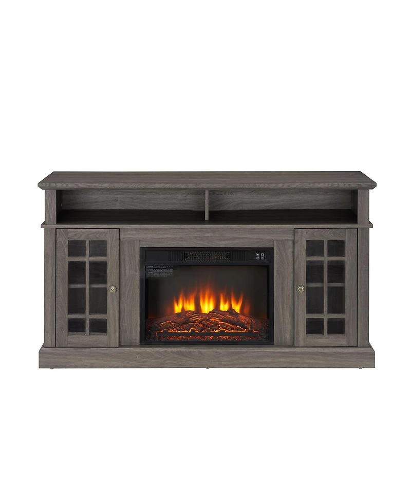 Streamdale Furniture Streamdale Classic Tv Media Stand with 23" Fireplace Insert