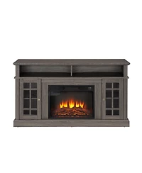 Streamdale Furniture Streamdale Classic Tv Media Stand with 23" Fireplace Insert
