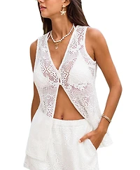 Cupshe Women's My Soft Era Cover-Up Top