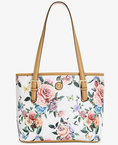 Giani Bernini Large Quilted Tulip Tote, Exclusively at Macy's - Mothers Day Floral