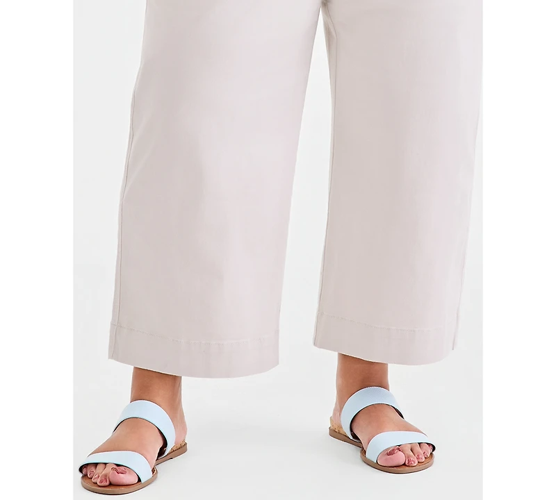 Style & Co Plus High-Rise Shaping Cropped Jeans, Macy's Exclusive