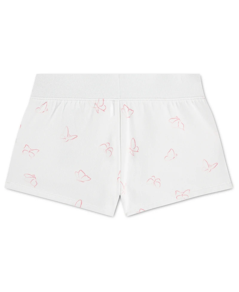 abercrombie kids Girls' Printed Fleece Shorts