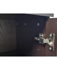 Palace Imports Premium 100% Solid European Oak Hardwood Modular China Cabinet with Shaker and Tinted Glass Doors – 64" Wide, 71.5" Ta