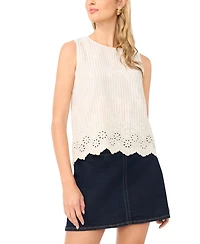 Vince Camuto Women's Crewneck Blouse