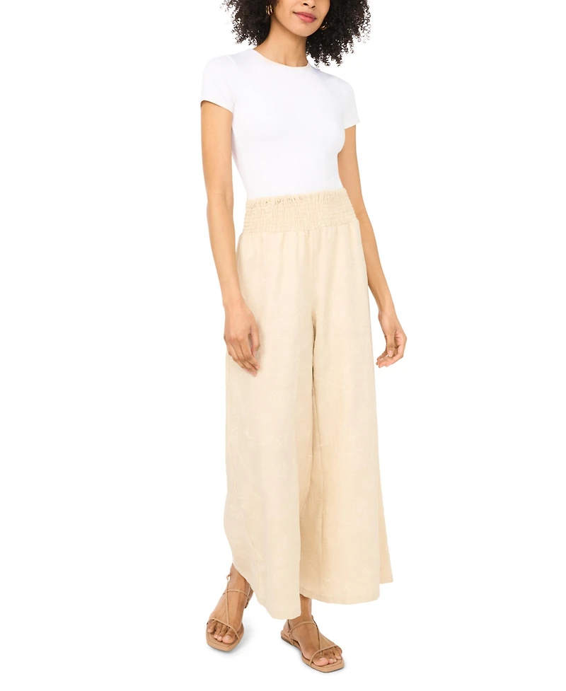 Vince Camuto Women's Cropped Wide Leg Pants