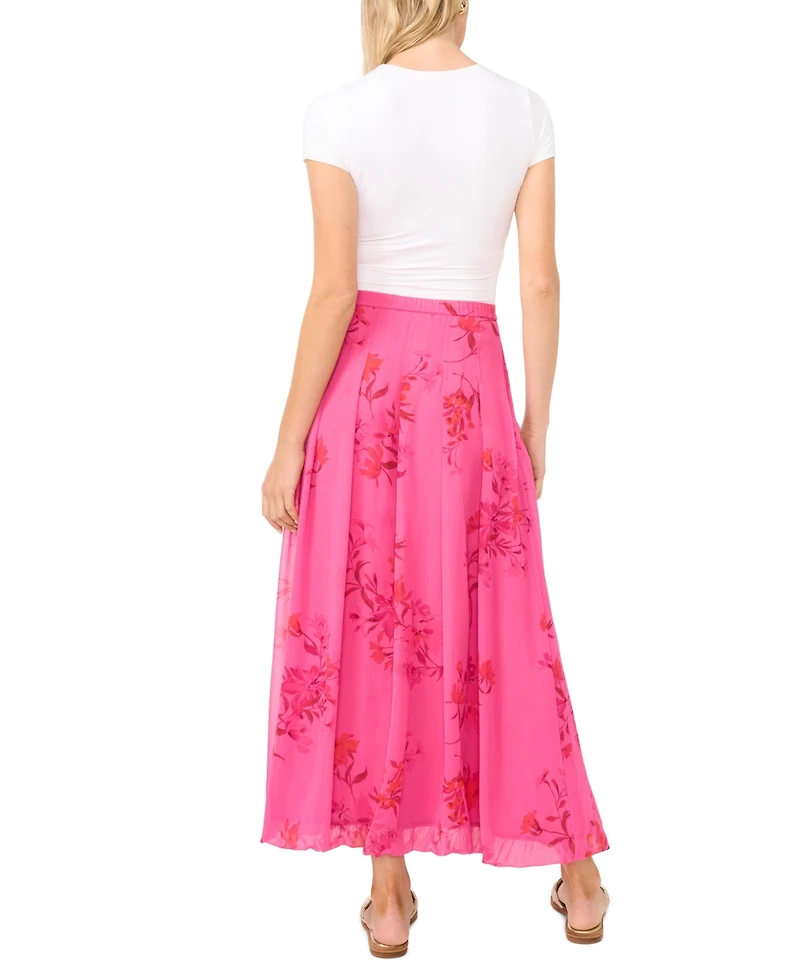 Vince Camuto Women's Printed Maxi Skirt