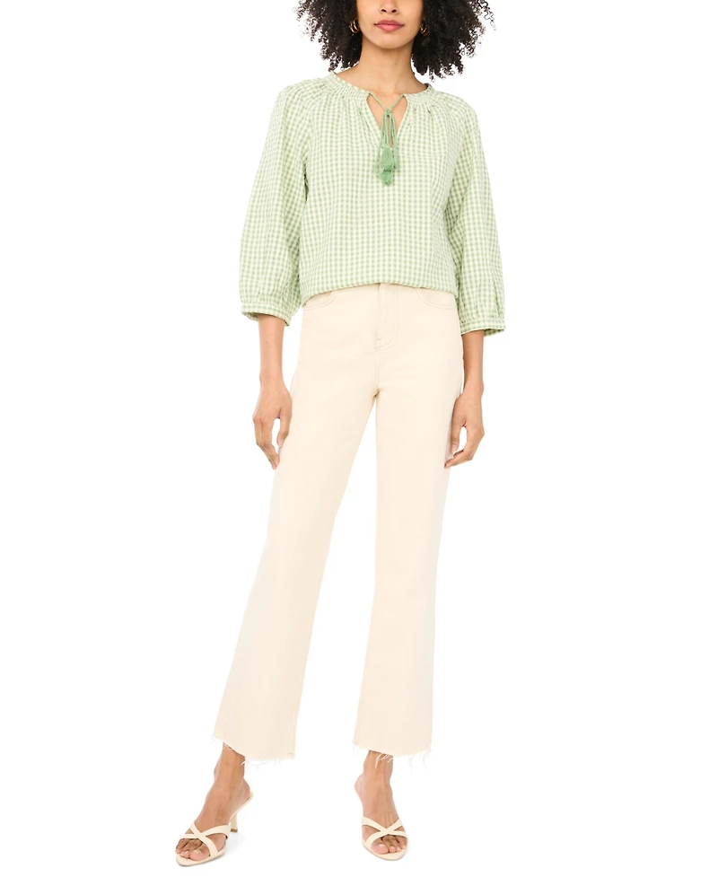 Vince Camuto Women's Ruffle Neck Blouse