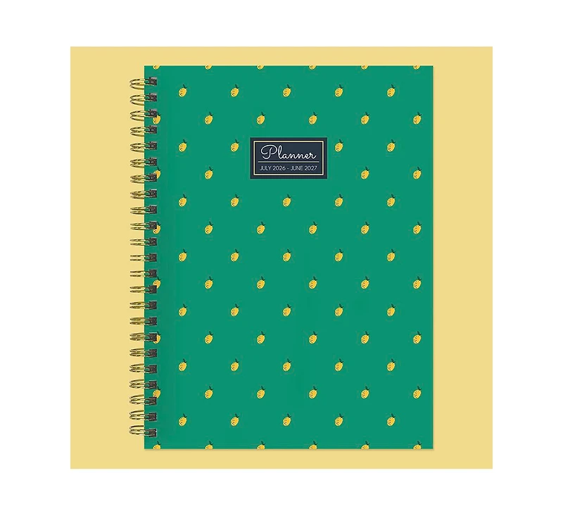 Tf Publishing Paper Goods July 2026 - June 2027 Lovely Lemon Medium Weekly Monthly Planner