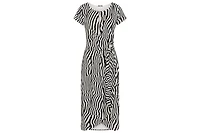 Olsen Women's Modern Zebra Faux Wrap Dress