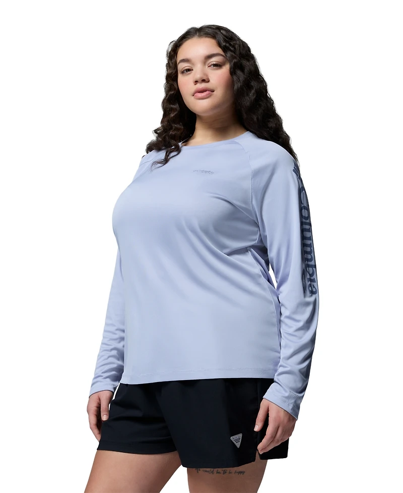 Columbia Plus Size Pfg Tidal Tee Ii Omni-Shade T-Shirt