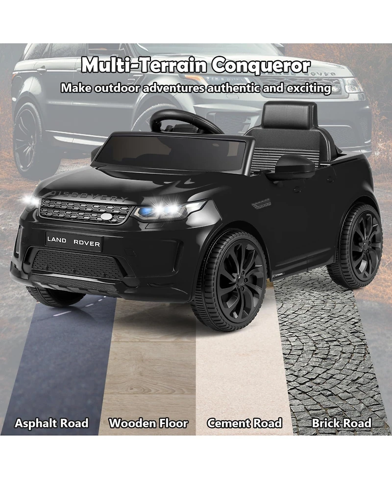 Mecale Licensed Land Rover Kids Ride on Car 12V Battery Powered Kids Electric