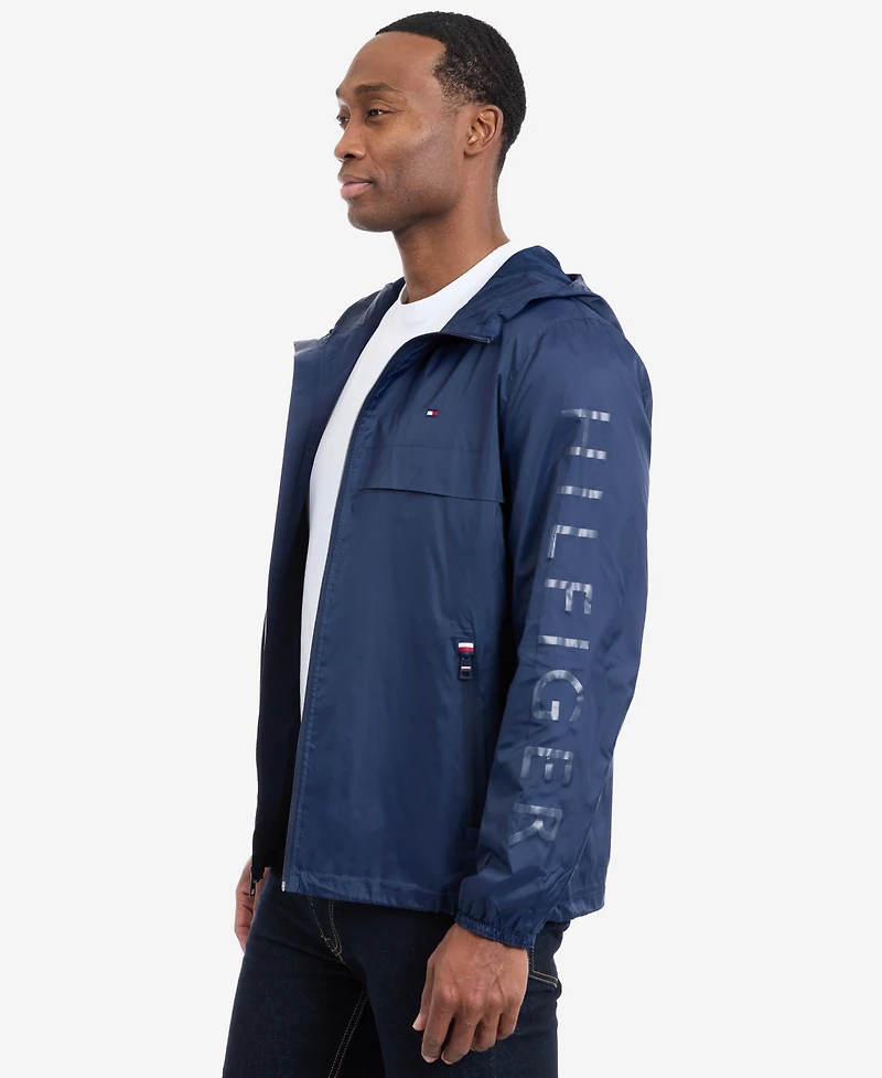 Tommy Hilfiger Men's Hooded Windbreaker Jacket