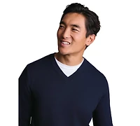Charles Tyrwhitt Men's V-Neck Regular-Fit Sweater