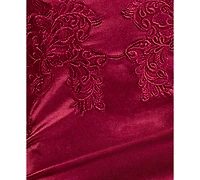 City Studios Junior's Strapless Sweetheart Satin Mermaid Gown