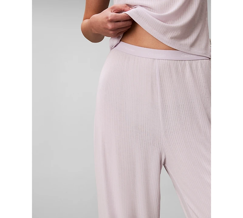 Calvin Klein Women's Wide-Leg Sleep Pajama Pants