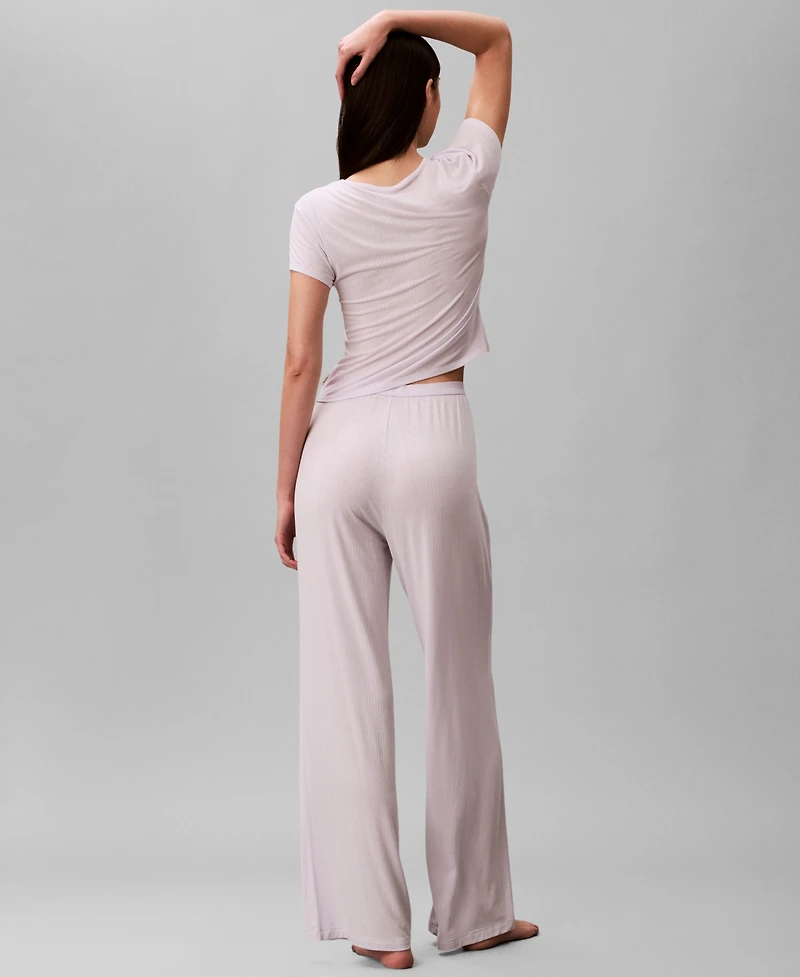 Calvin Klein Women's Wide-Leg Sleep Pajama Pants