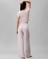Calvin Klein Women's Wide-Leg Sleep Pajama Pants