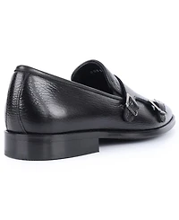 Vellapais Men's Ledonia Double Monk Strap Loafers
