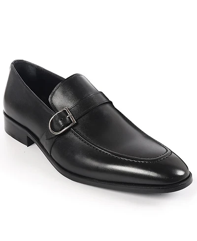 Vellapais Men's Classic Monk Strap Loafers