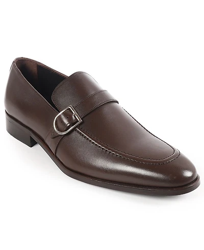 Vellapais Men's Classic Monk Strap Loafers